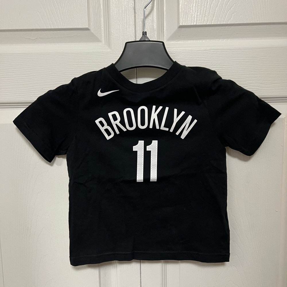 Nike Official Kyrie Irving Brooklyn Nets NBA Youth Name & Number Tee| Size 4
